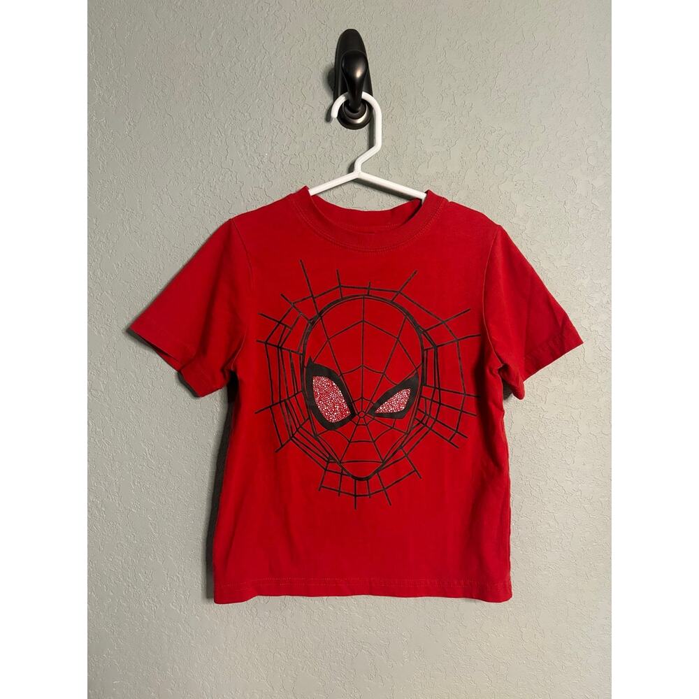 Spiderman boys small Red Graphic Tee